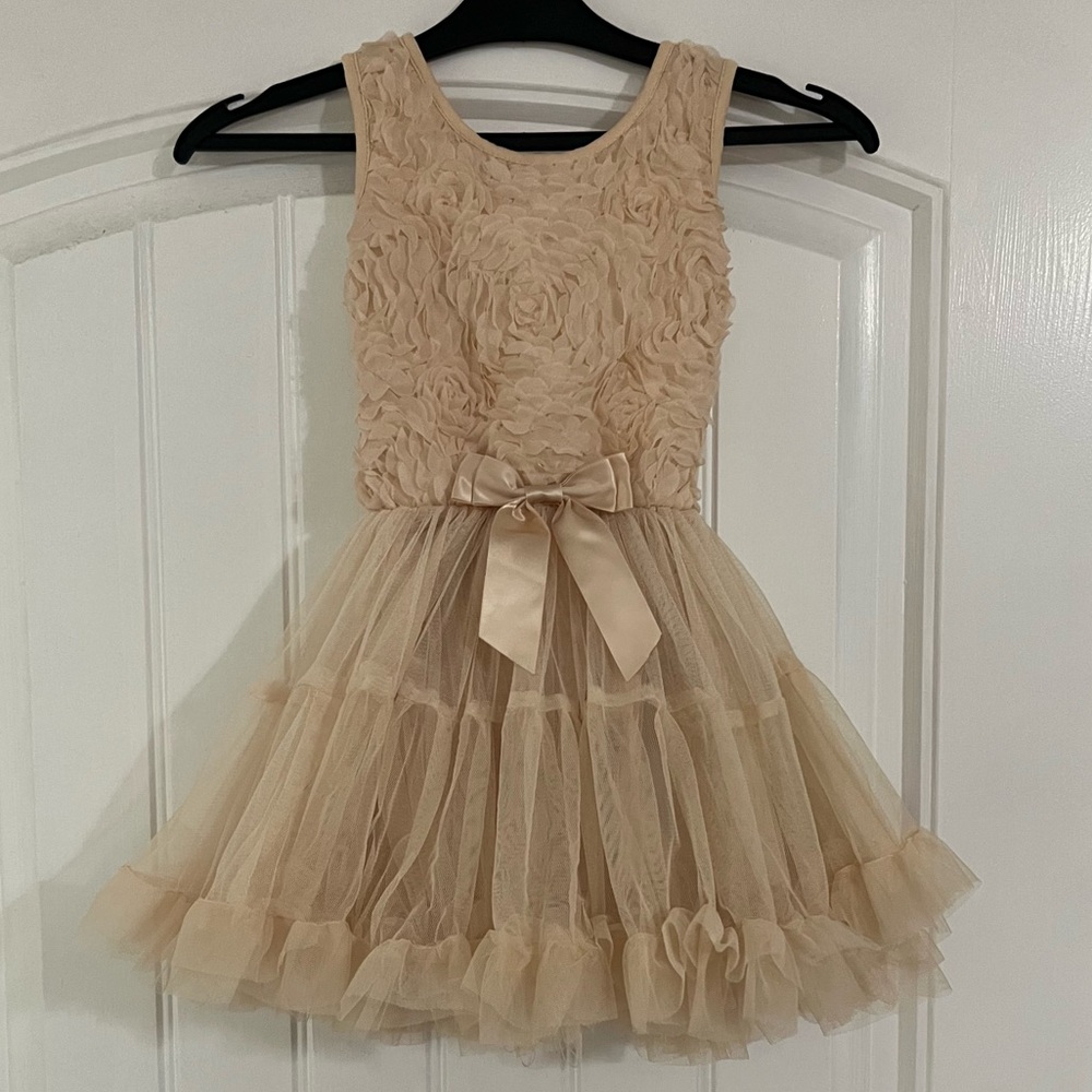Little Girl's Ivory Tutu Dress
